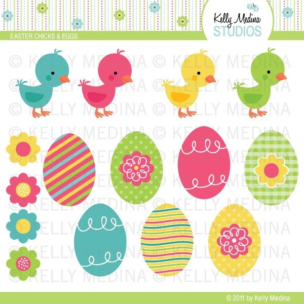 clip art easter chick. NEW Easter Chicks and Eggs