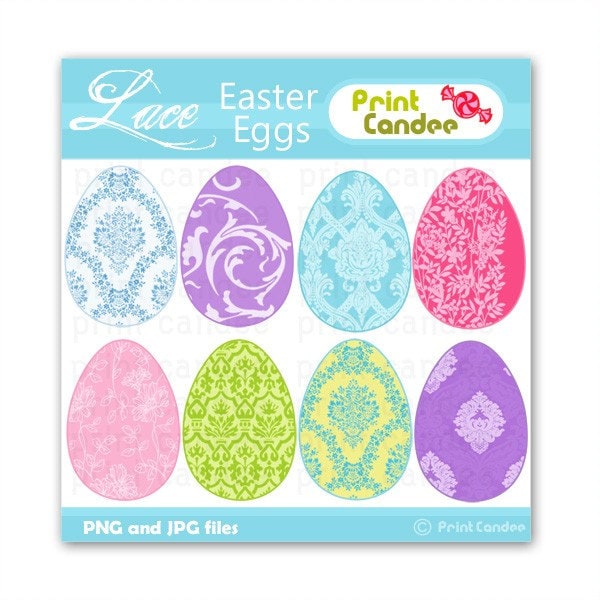 easter eggs designs on paper. Lace Easter Eggs - BUY 2 GET 1