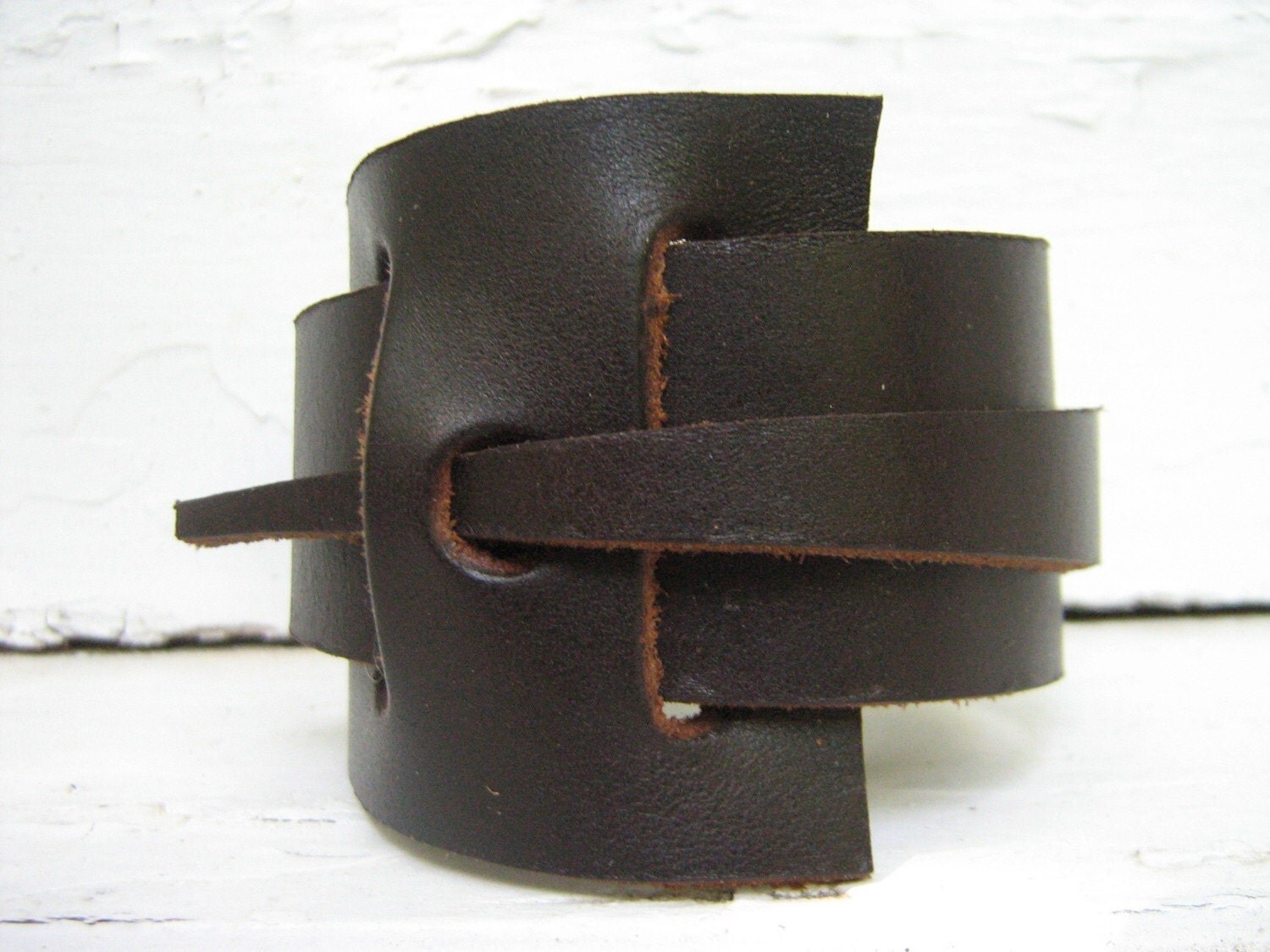 Wrap around leather cuff Bracelet