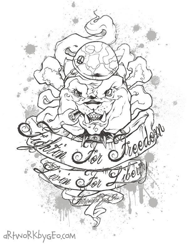 british bulldog tattoos. ulldog tattoos,pitbull