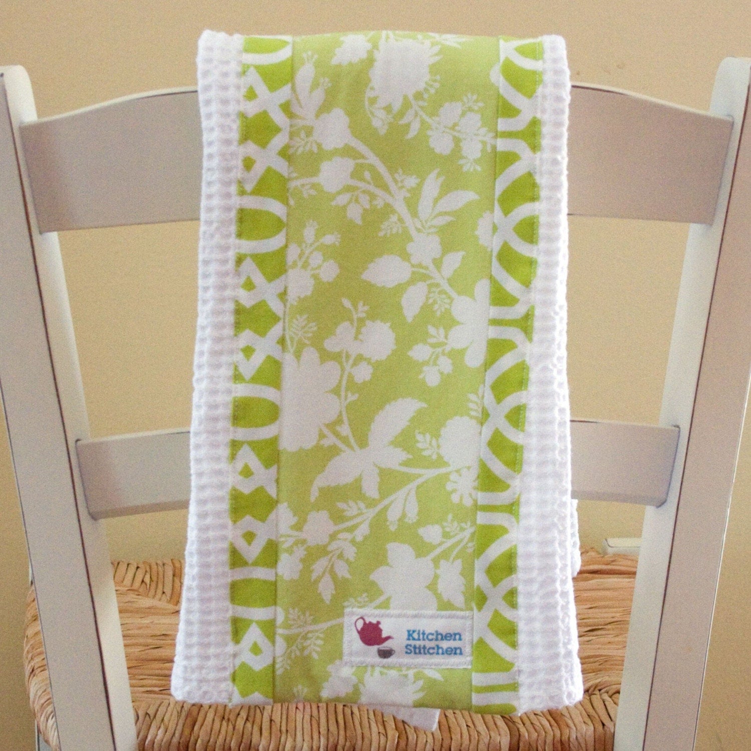 Lime Garden Tea Towel