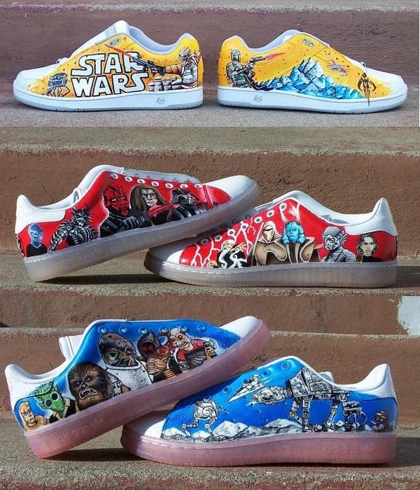 Custom Star Wars Shoes - Or Any Other Theme. From eastbaycalifornia