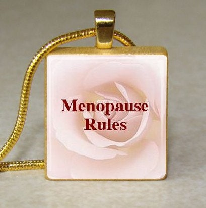 Menopause Rules Rose Photo Scrabble 