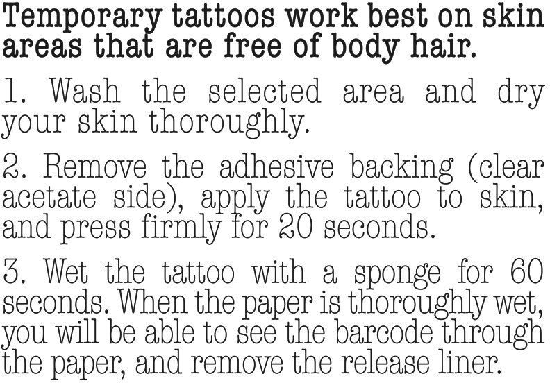 Barcode Tattoo Postcard One (1) 