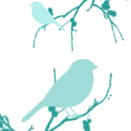 Baby Blue Sparrows - Custom Etsy 