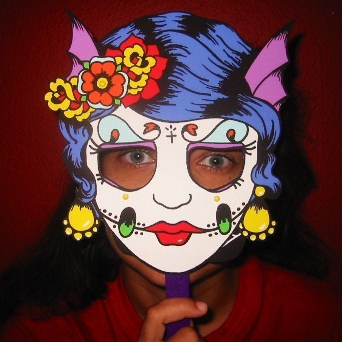 day of the dead artists. mexican day of the dead masks