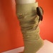 Gorgeous Lady Scrunchie Stocking Socks with Gold Attractive Anklet and Cute Removeable Bow on Back, Thigh High Stockings