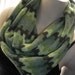 Beautiful Multiple Green Knitted Cowl Scarf for a Lady or a Man