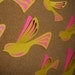 20 Beautiful Yellow & Hot Pink  Birds, 3D,Art, Paper, Wall Decor, Wall Decal, Teenagers Room, Girl Room, Nursery, Wedding, Baby Shower