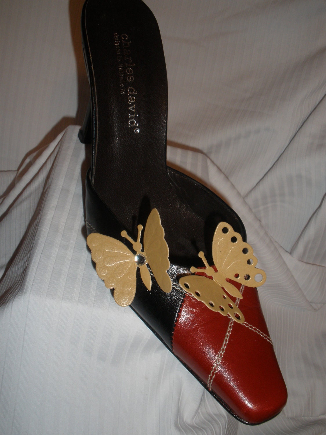 Adorable Butterfly Stick On's Shoe Accessories for High Heels, Flat, Bridal Party, Women Shoes, Not Shoe Clips
