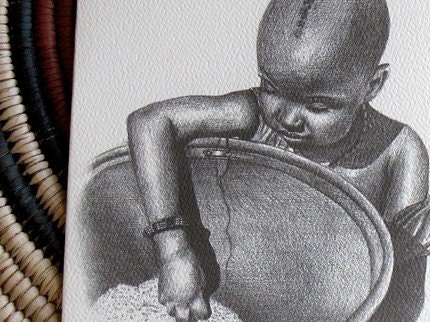 African Child card