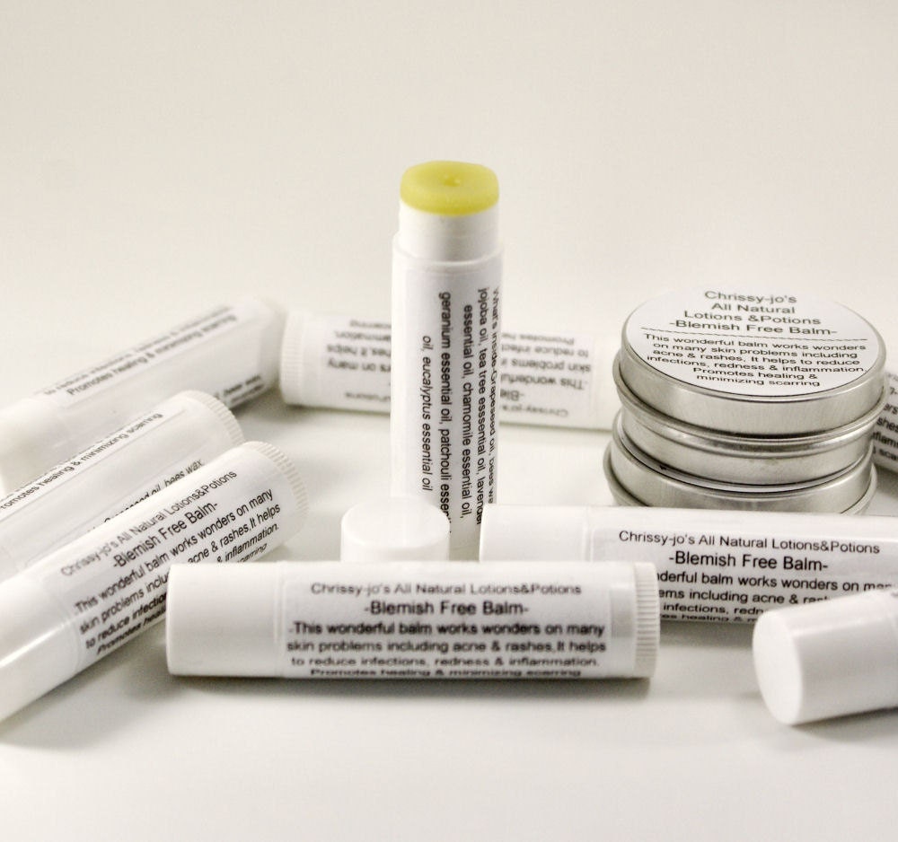 All Natural Blemish Free Balm Stick  Great for Adult Acne Rashes & Other Skin Conditions