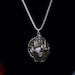 Sterling Silver Shaman, Chakra, Kansas Boji Power Stone Necklace