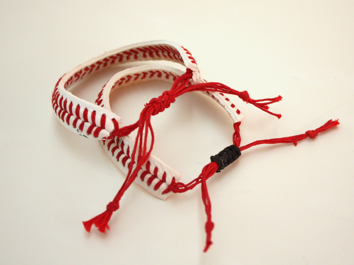 THE ORIGINAL Baseball Bracelet - sliding knot