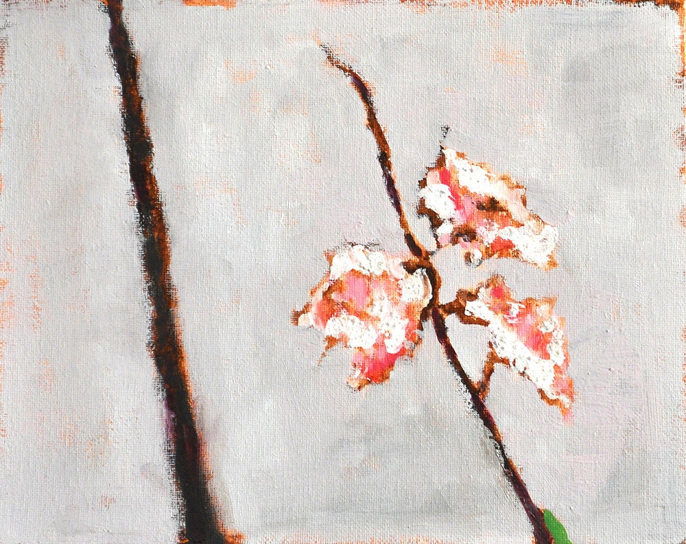 Flower Painting Cherry Blossoms Original Fine Art 
