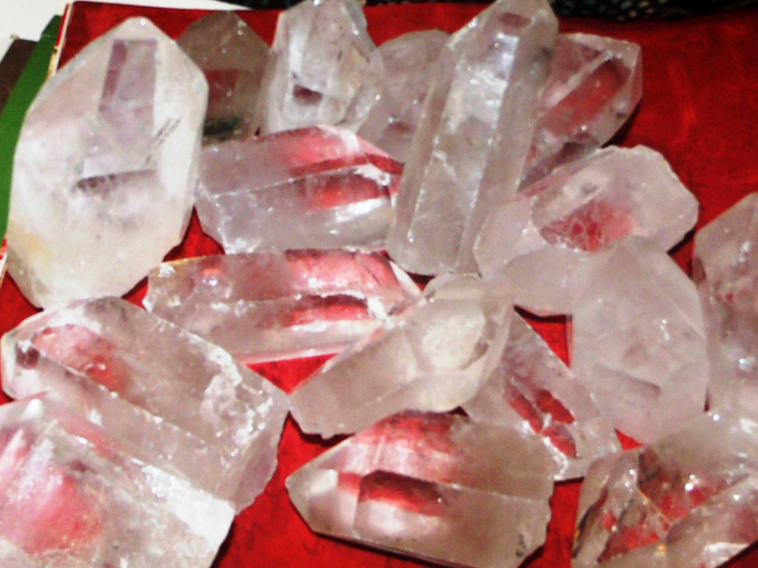 CLEARANCE Scratch & Dent Sale Amazing Natural Clear Large Crystal Quartz Points Cleansed Charged Positive Energy for Crystal Healing