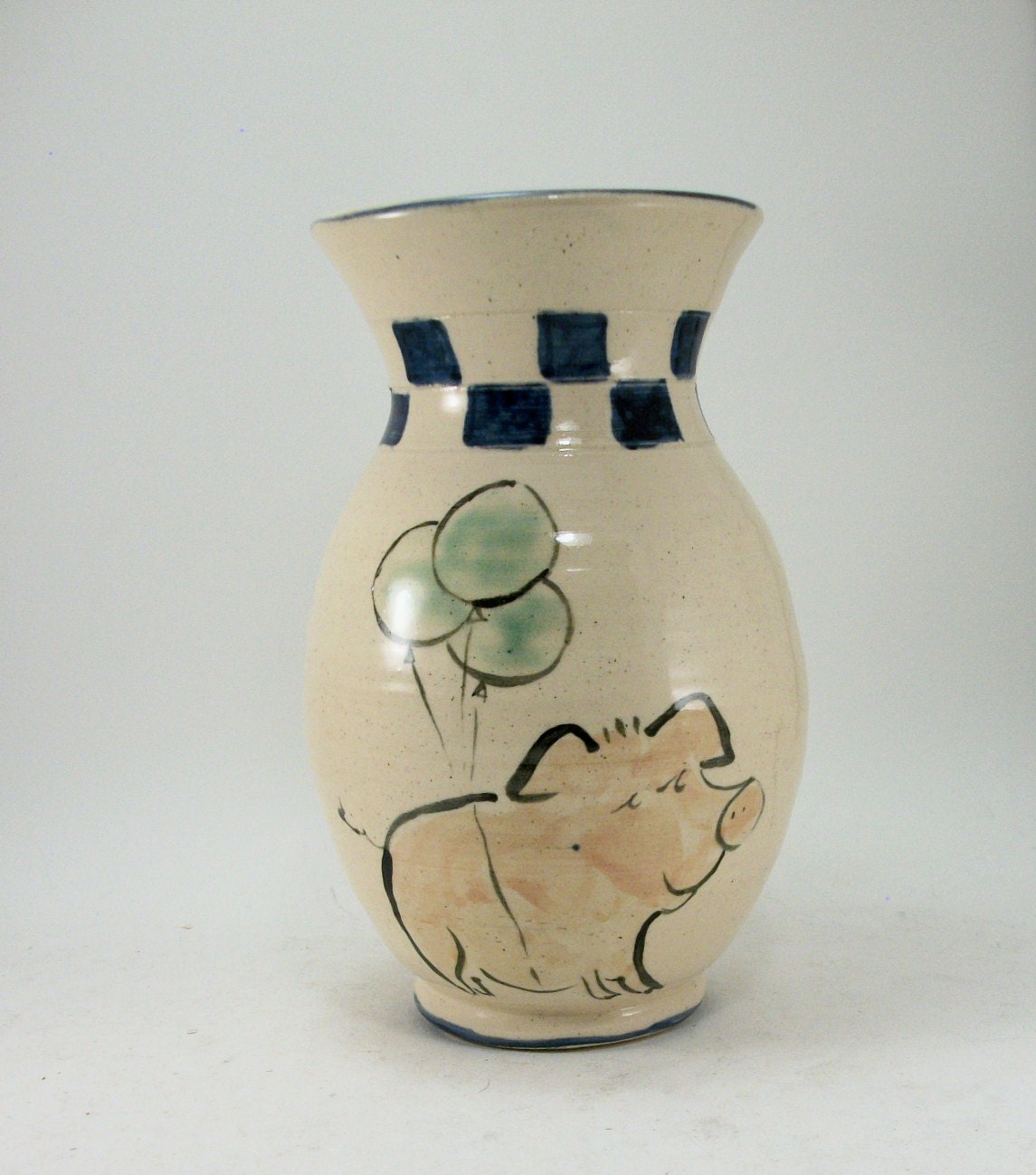 when pigs fly vase
