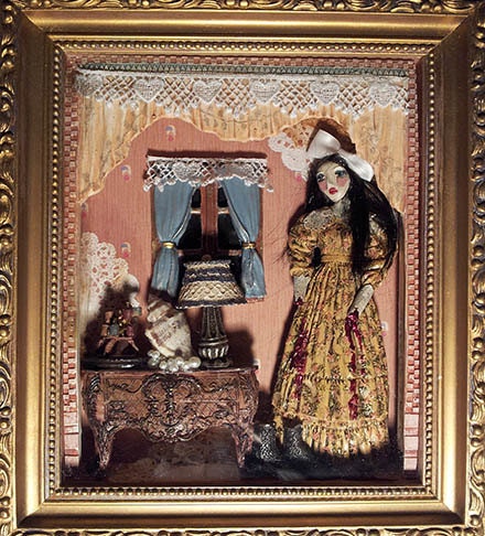Dame Darcy Bloody Mary Doll Gothic Lolita Dress Dark Fantasy Shadow Box