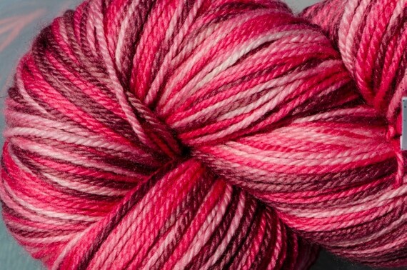 She Rocks. She Rules. She Reigns - Pink, Pink and Pink - Serendipitous Sock - Self Striping MCN Sock Yarn