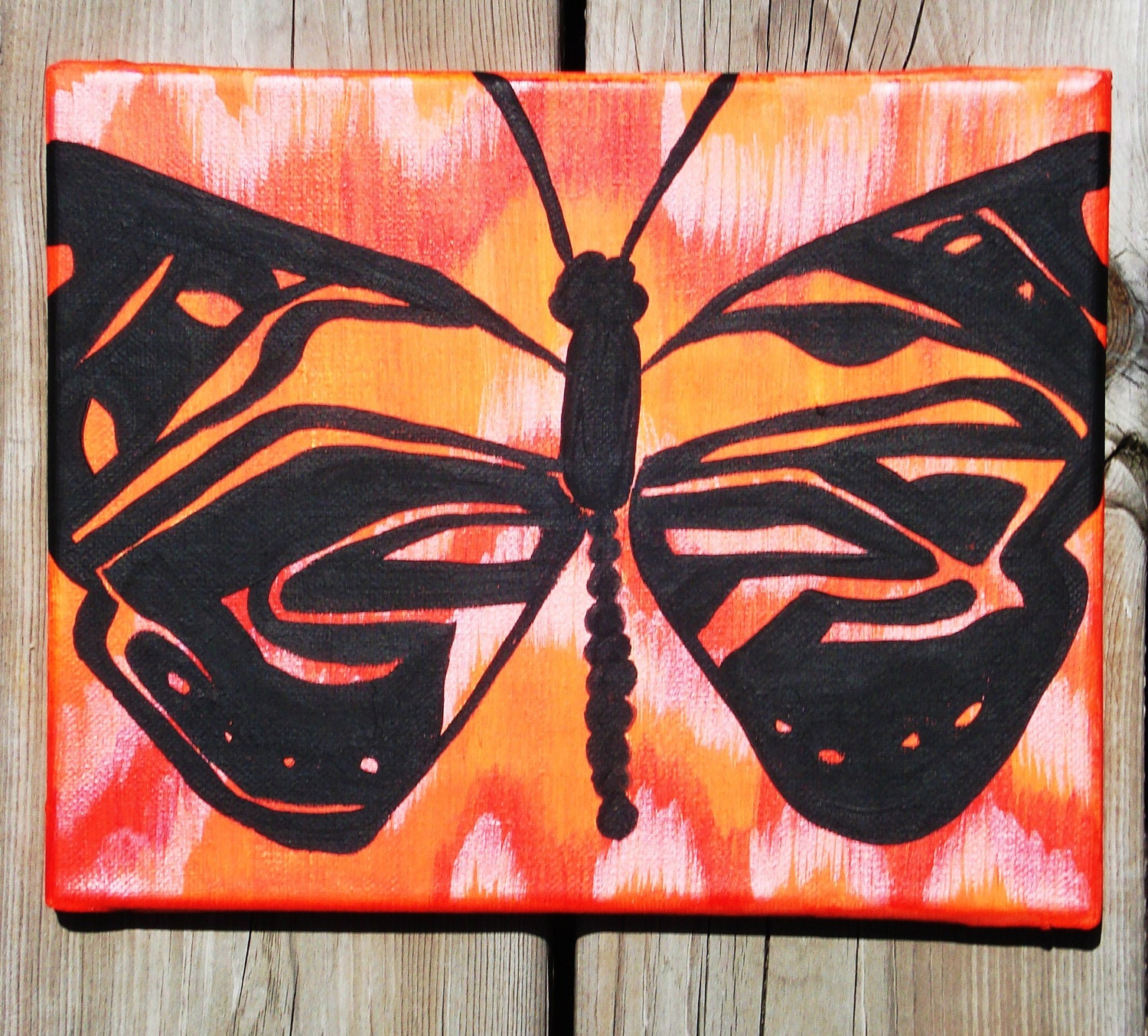 Flutter 2 Series Abstract Butterfly  Folk Art