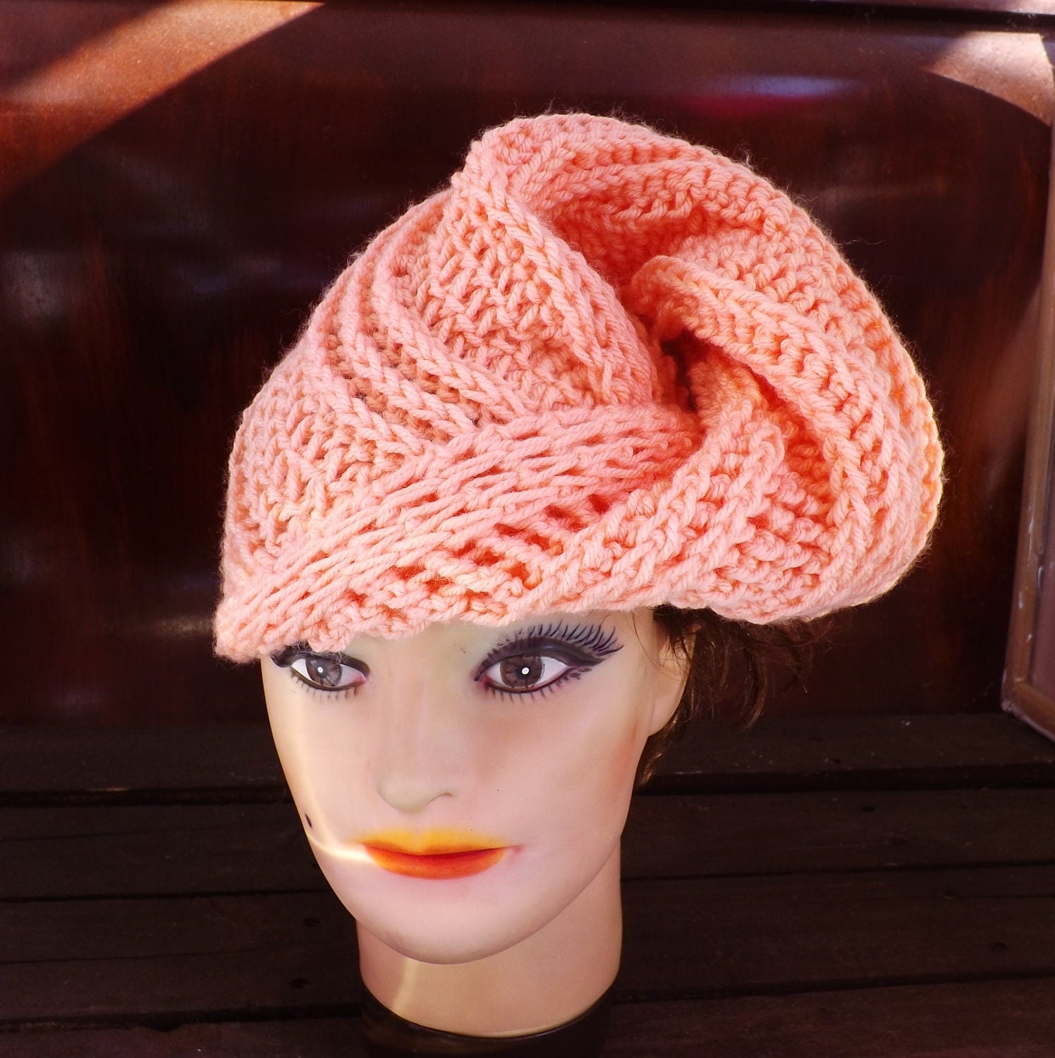 Etsy Hats - Haute Couture Glam Crochet Head Wrap Turban by ...