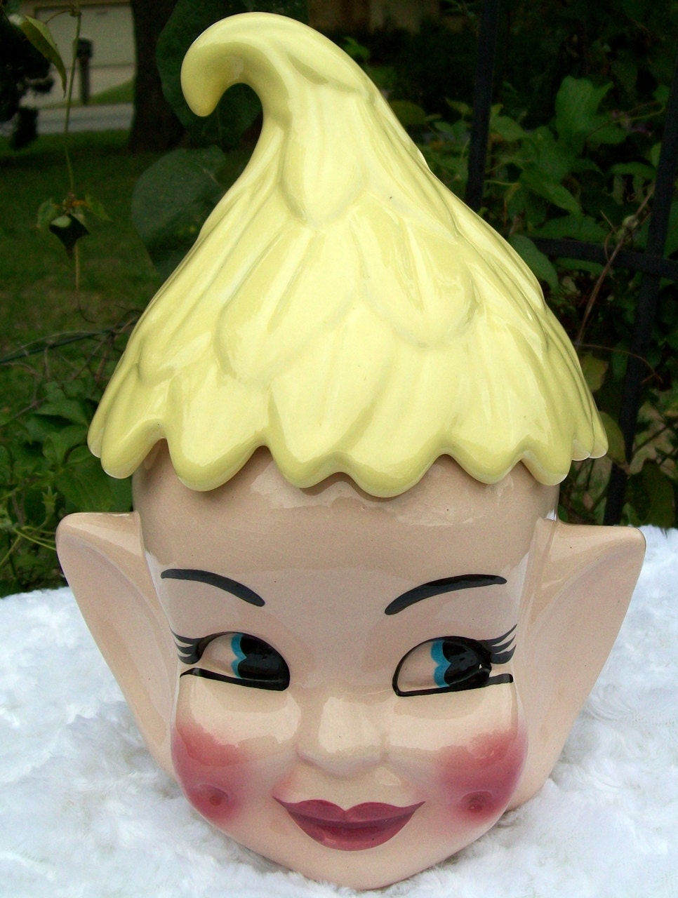 1950s Pixie Elf Cookie Jar