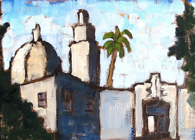 Painting of San Diego Museum of Man