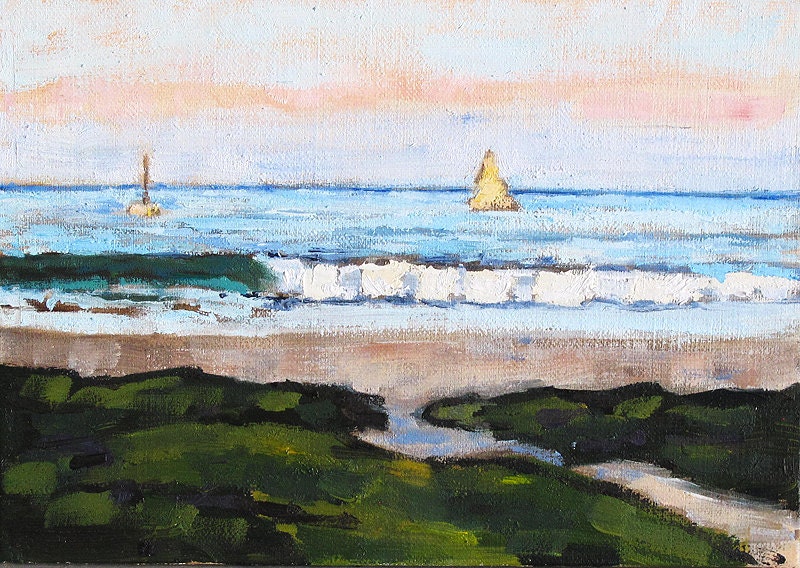 Santa Barbara, California Beach Painting