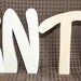 Winter unfinished wood word to decorate you home for the season  8" tall  (large winter word)