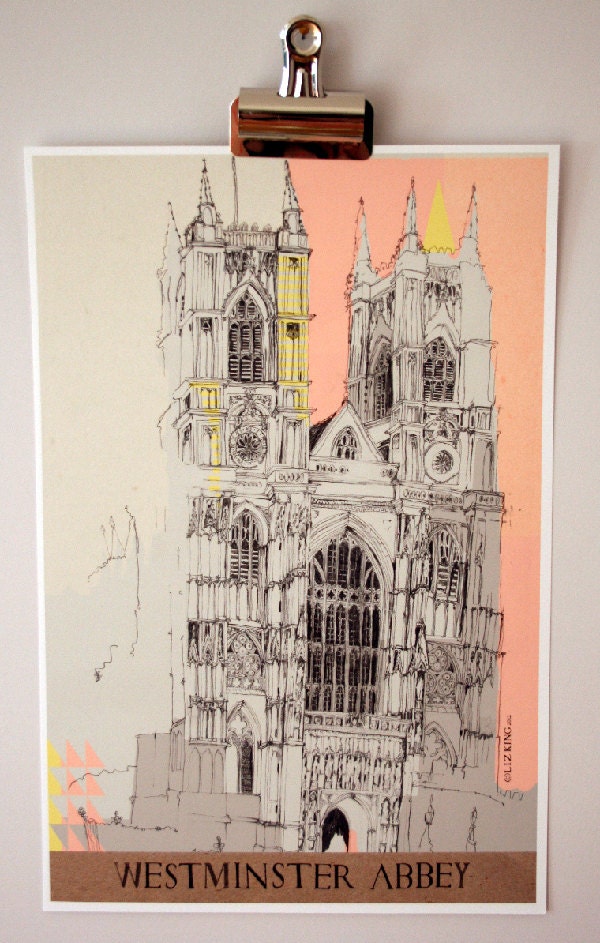 Westminster Abbey Glicee Print