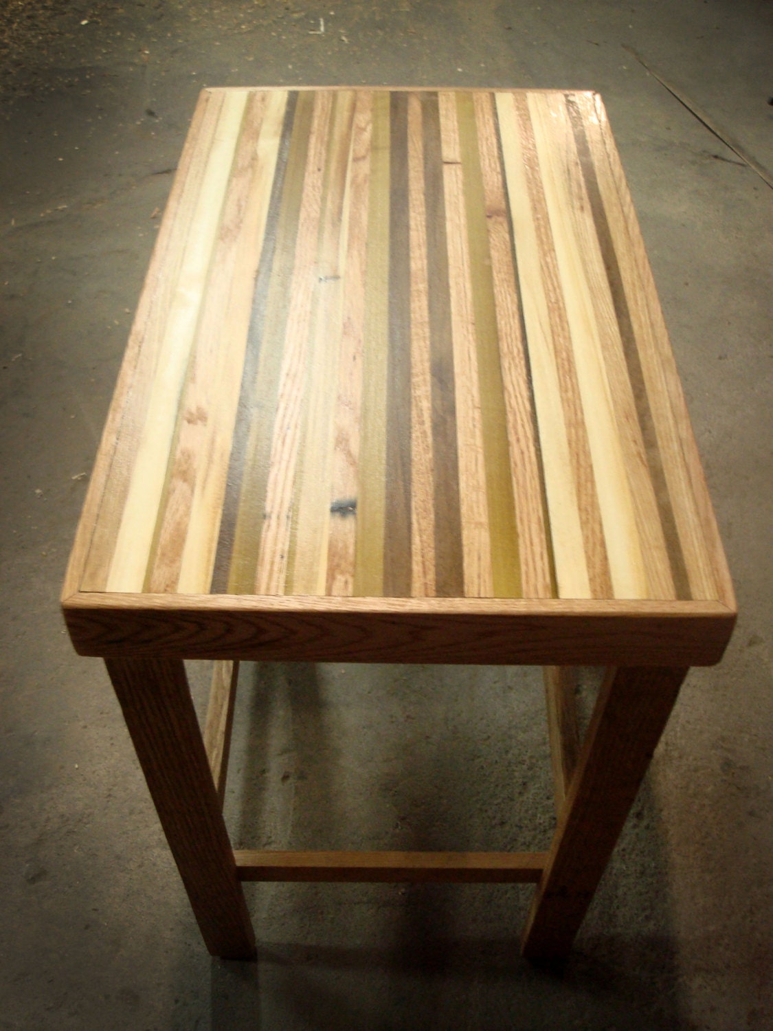 End table, Rustic reclaimed table, Custom,