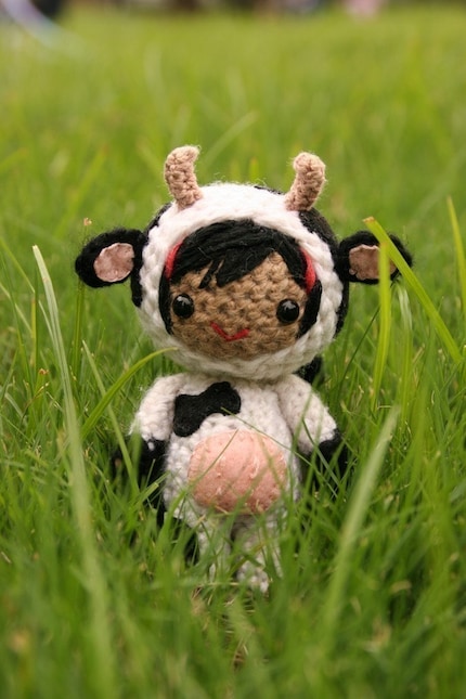 Cute Cow Silly Hat | New Crochet and Knitting | YouCanMakeThis.com