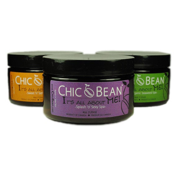CHIC Bean It's All About ME - Splash 'o' Sexy Spa with natual Canadian USDA Organic certified Seaweed Spa Mask