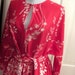 1970s Floral Maxi/housecoat/robe/kimono