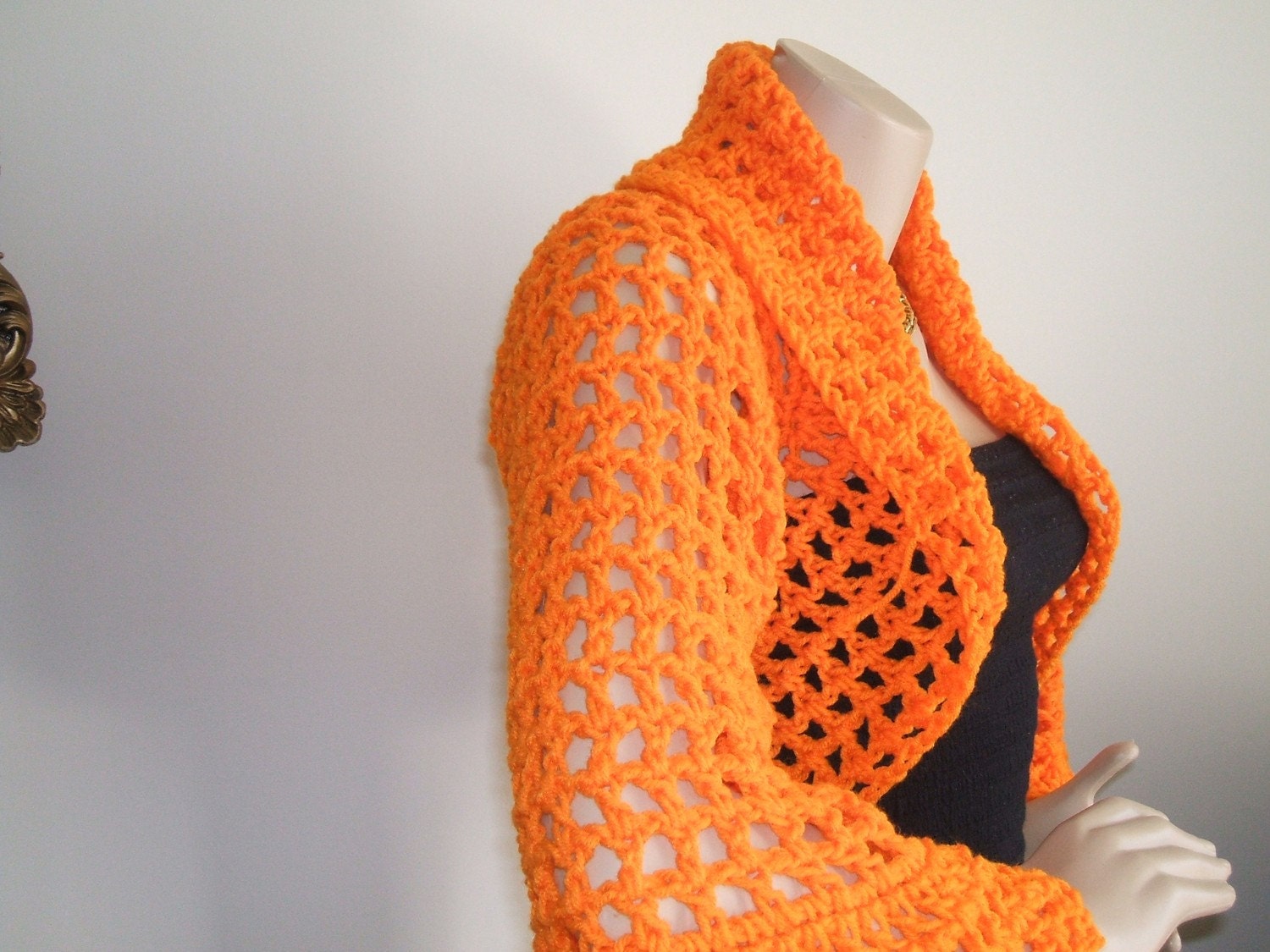 Shrug or bolero crochet patterns in Women&apos;s Cardigans - Compare