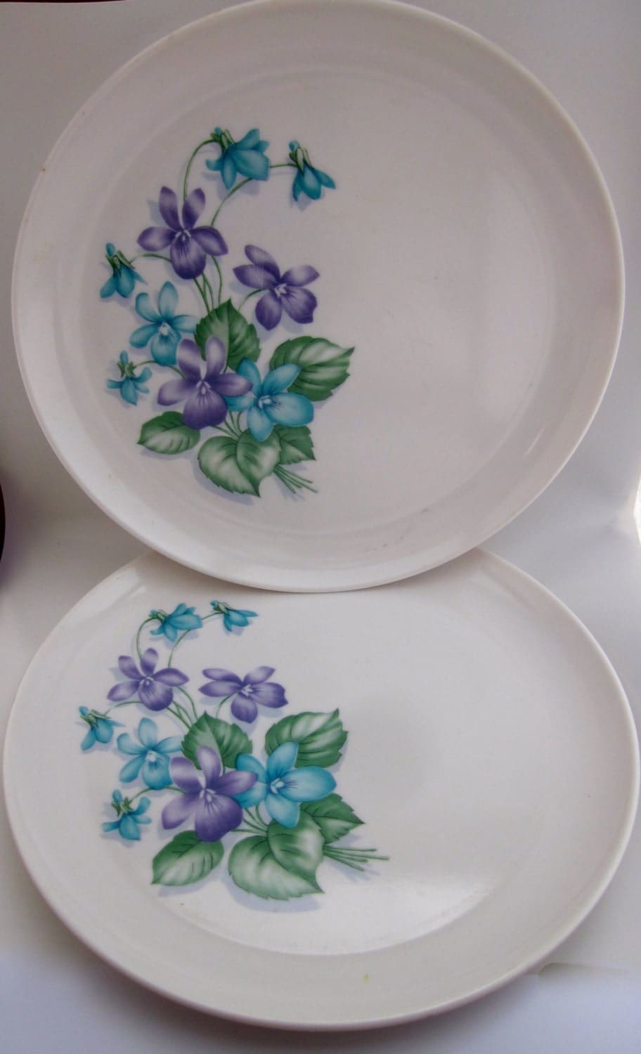 1950s Melmac Purple Flowers