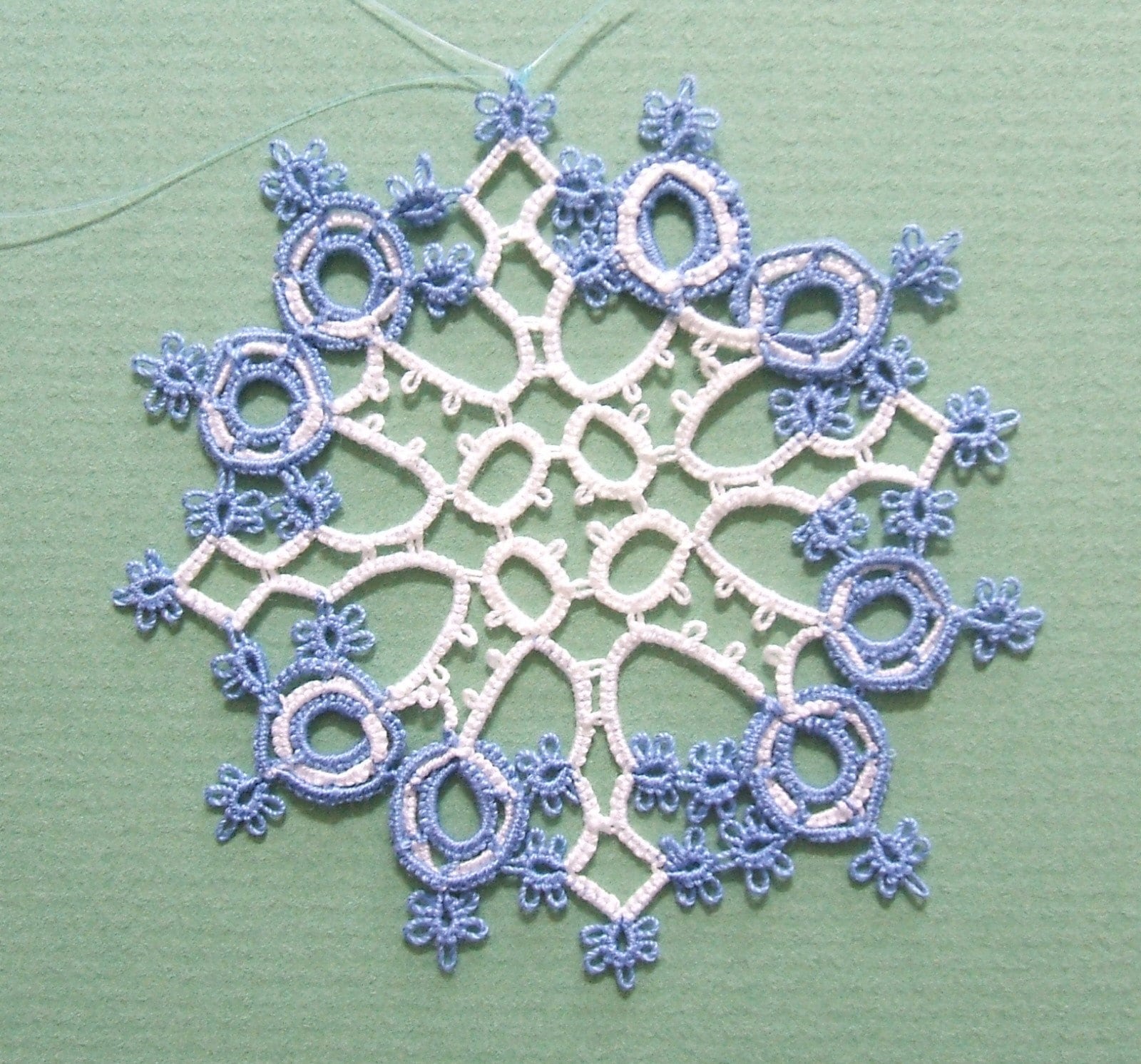 Dreams of Lace: Tatting Pattern Christmas ball &quot;Sun&quot;