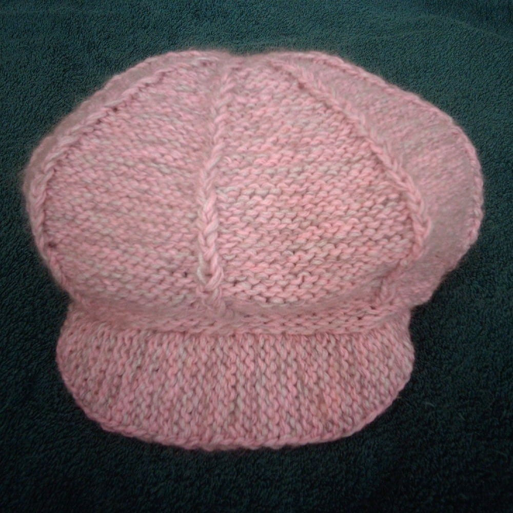 Baker Boy Knitted Hat Pattern by Beate