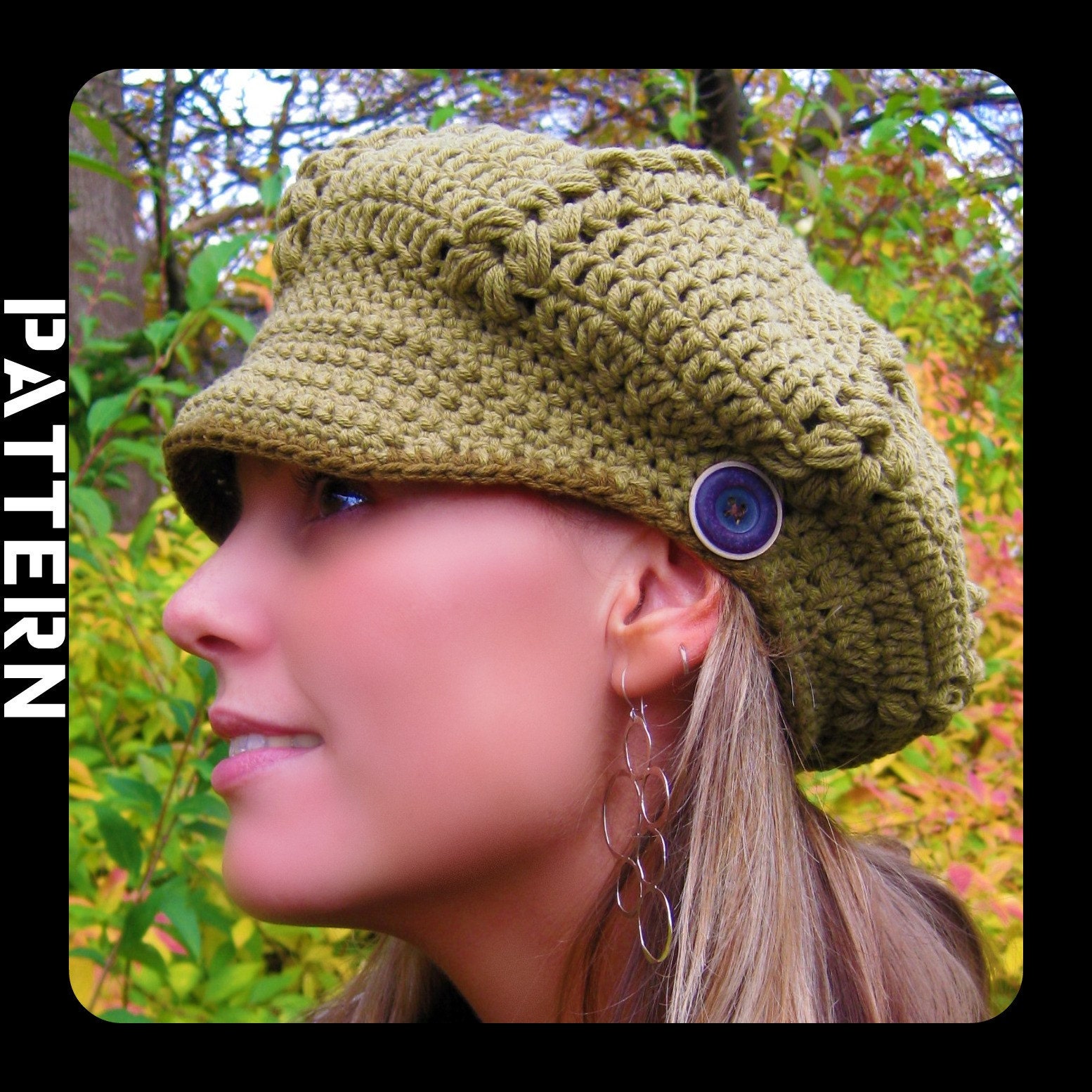 Chunky Earflap Hat Crochet Pattern Permission to by adrienneengar